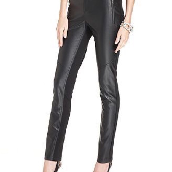 Dkny Pants - Dkny faux leather pants